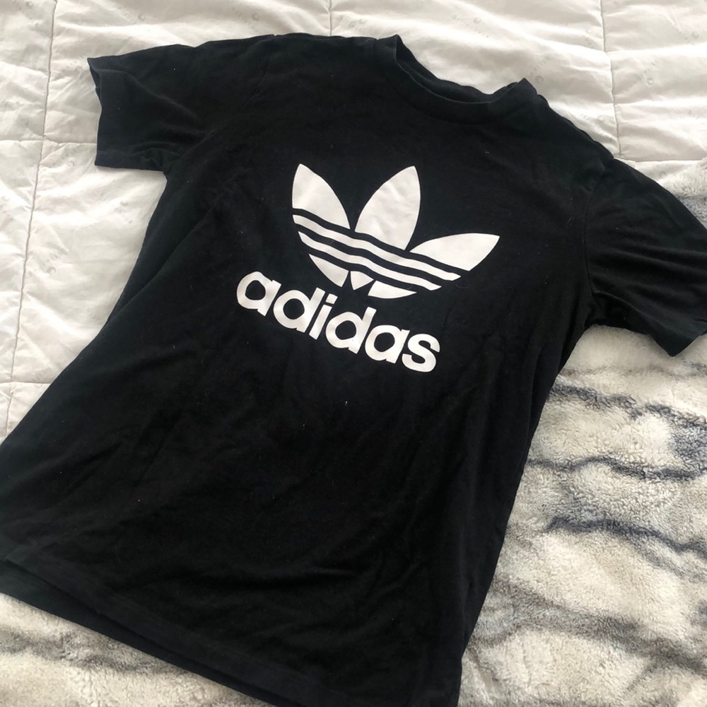 Adidas Trefoil Black T-shirt